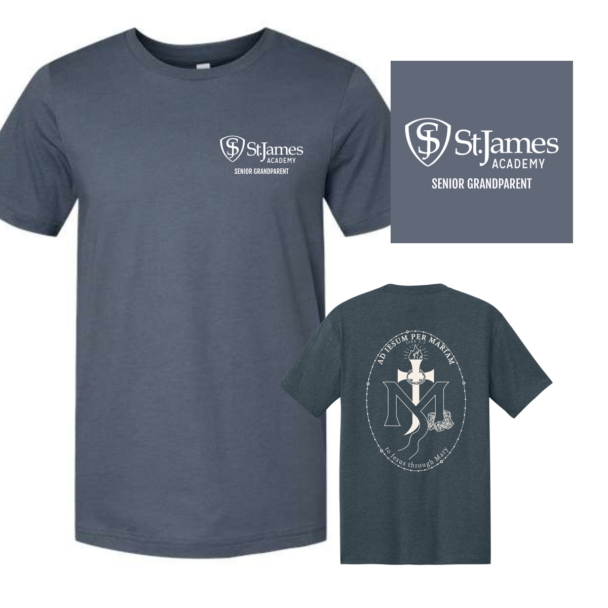 SJA Senior Grandparent Triblend Tee