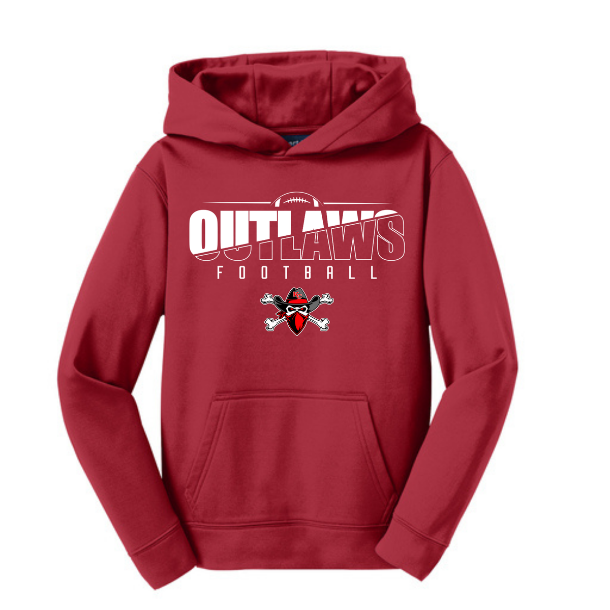 Youth/Adult Performance Fleece Hoodie - Slice Logo