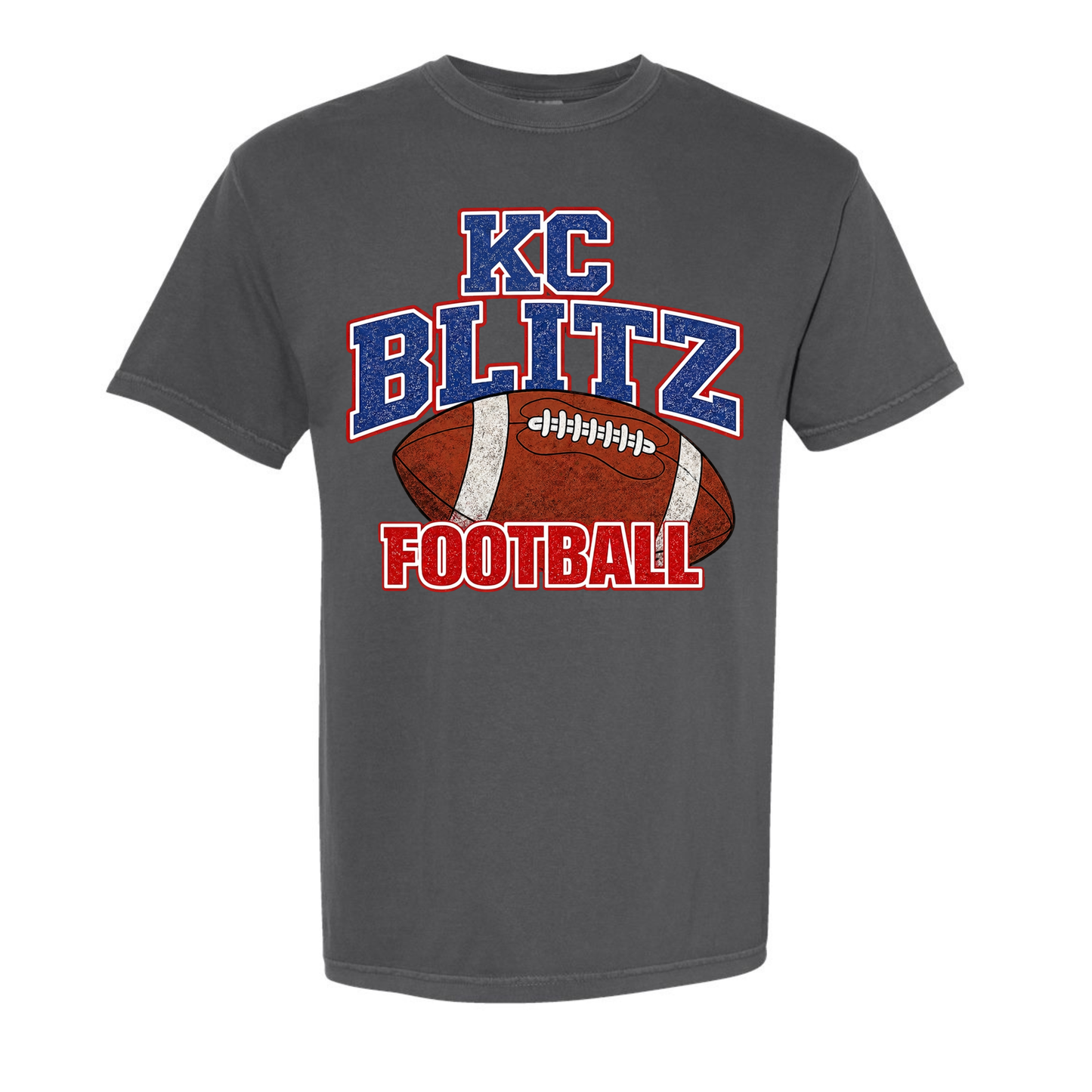 Youth/Adult Distressed Tee - KC Blitz
