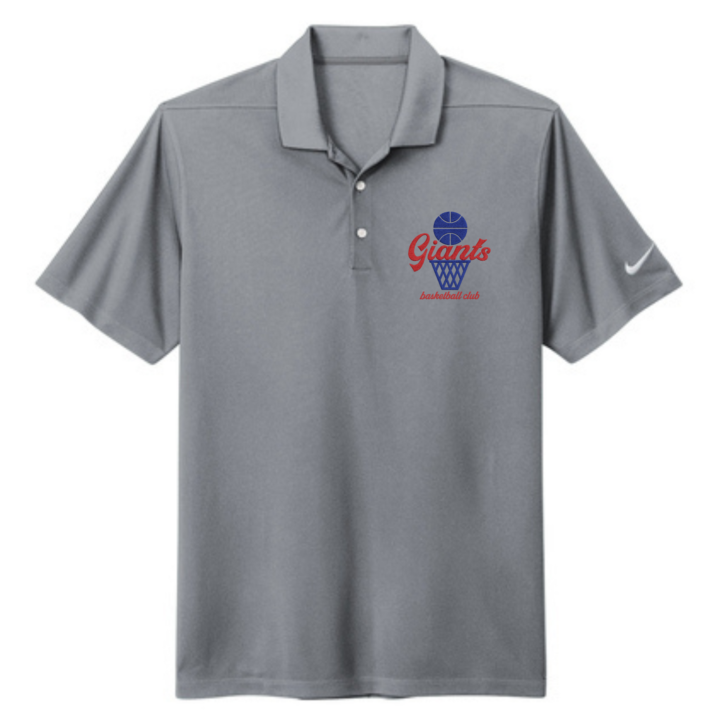 Adult Nike Dri-FIT Polo - Grey