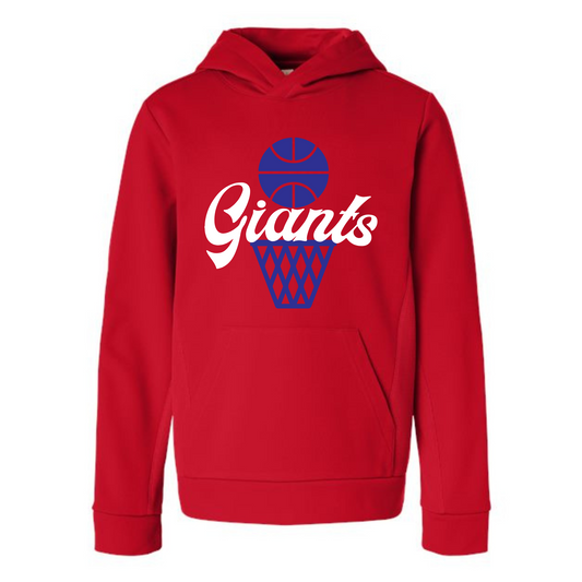 Youth Dri-Fit Hoodie - Red