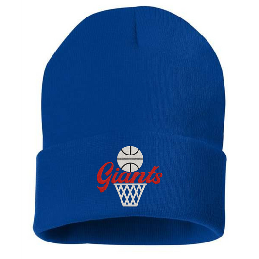 Blue Cuffed Beanie