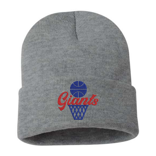 Grey Cuffed Beanie