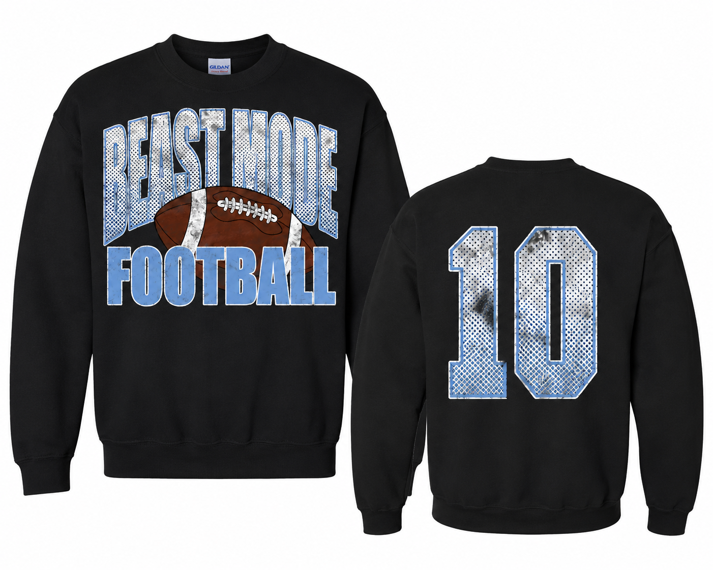 Youth/Adult Distressed Tee and Sweatshirt