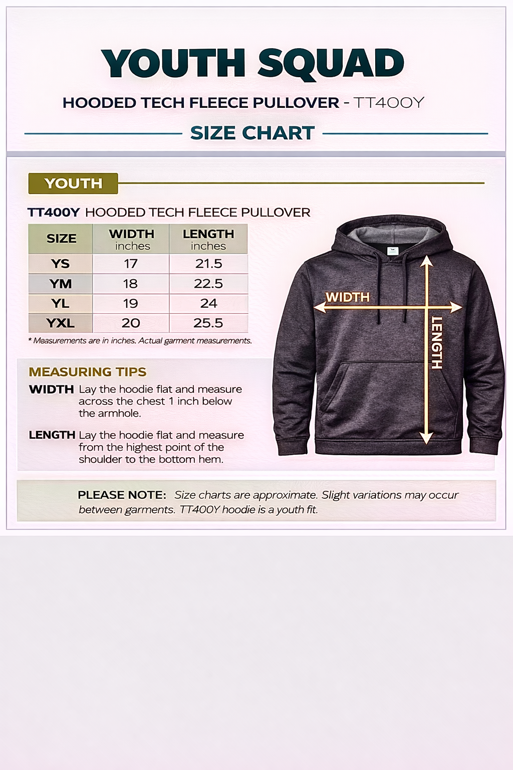 Adult and Youth Dri-Fit Hoodie