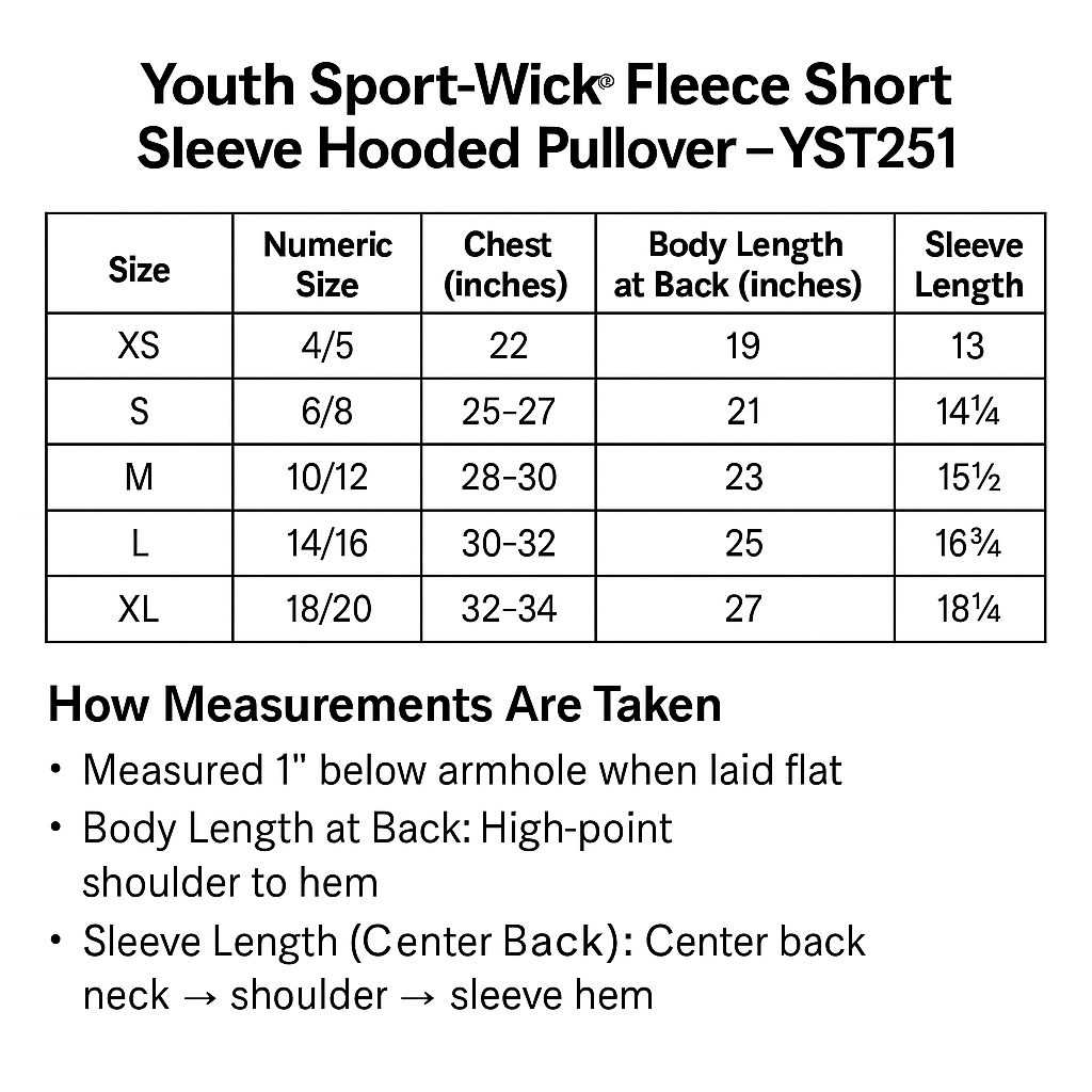 Youth Short Sleeve Hoodie - Grey