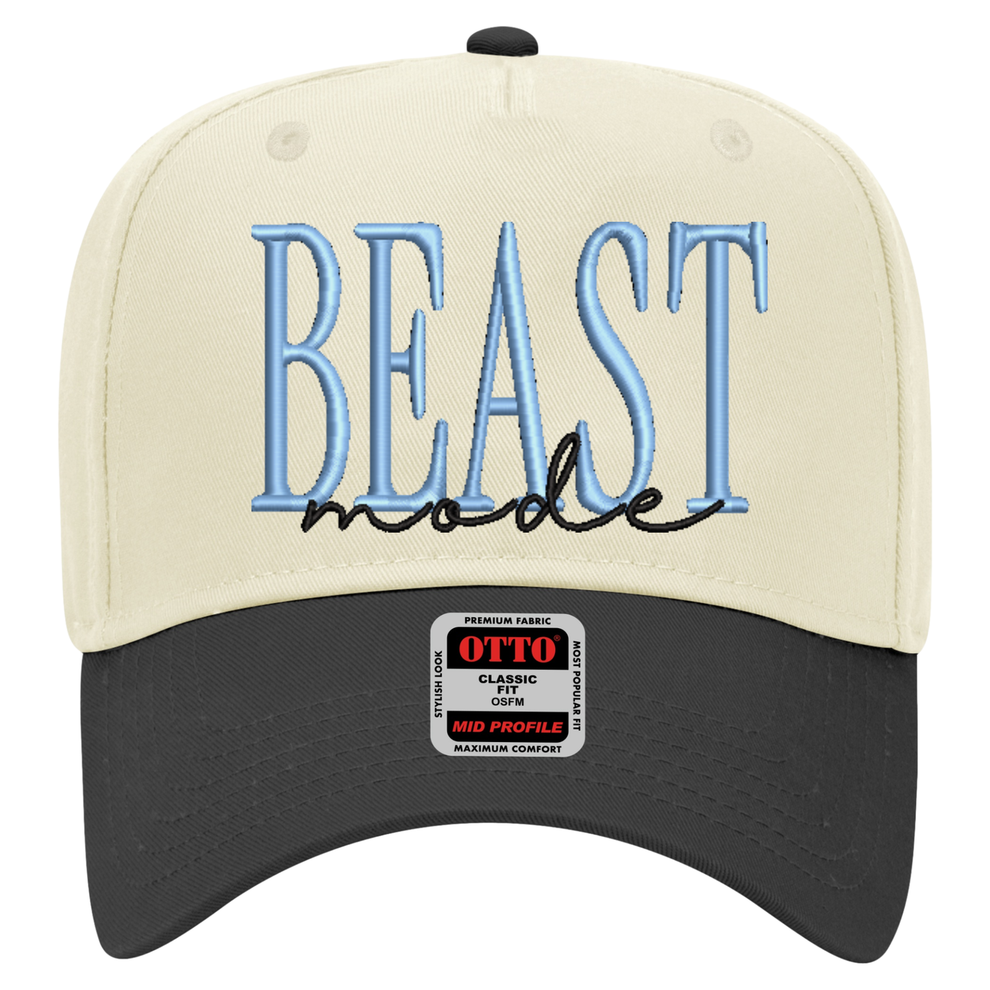 Black Two-Tone Hat