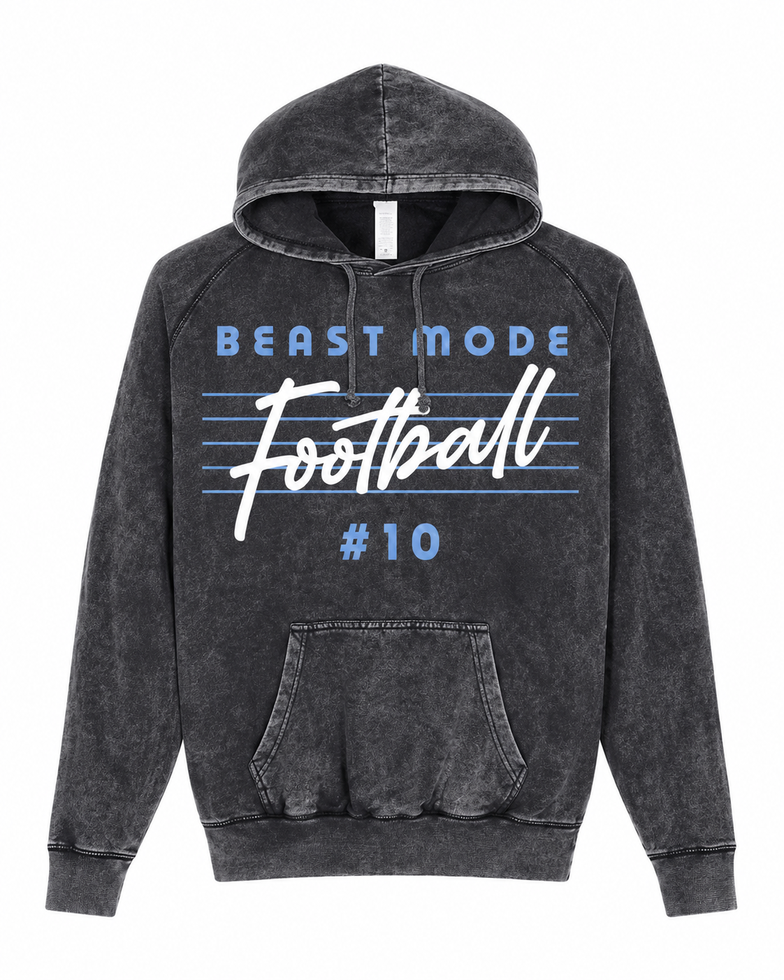 Acid Wash Retro Hoodie