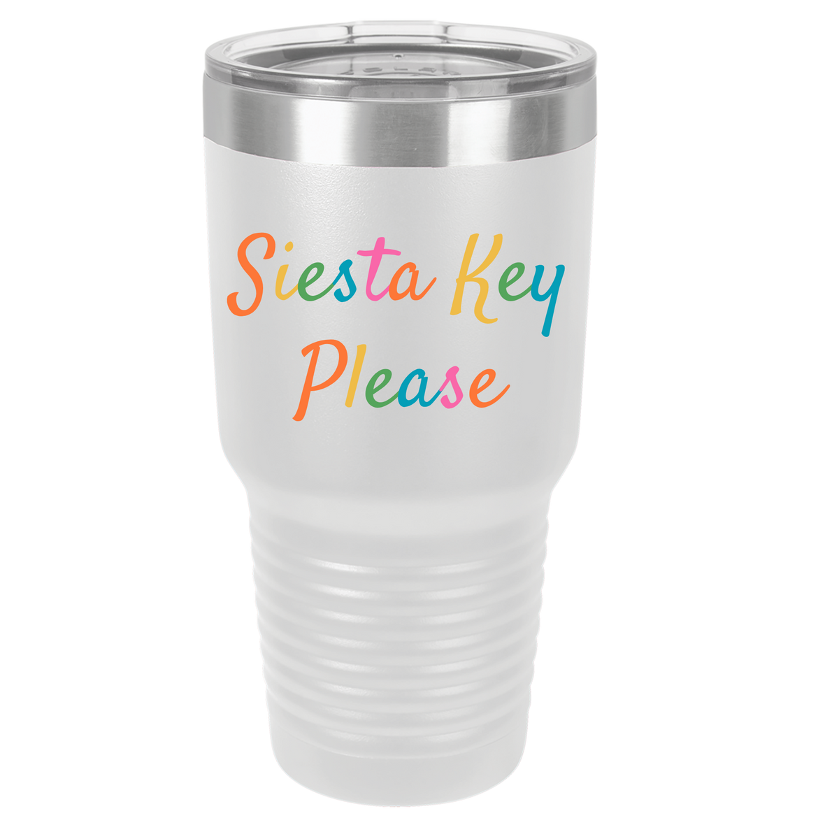 Siesta Key Colorful Tumbler