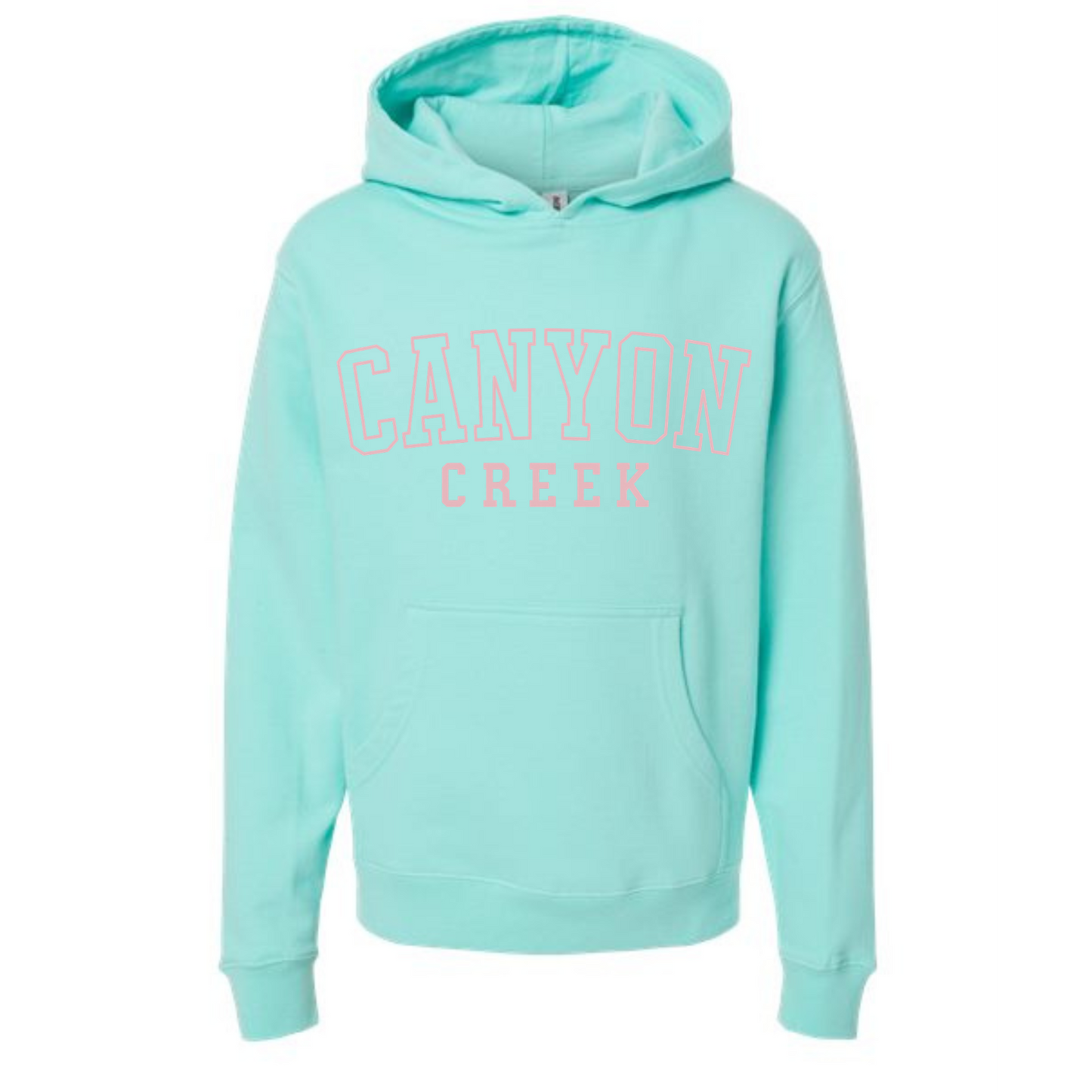 Canyon Creek - Teal Hoodie