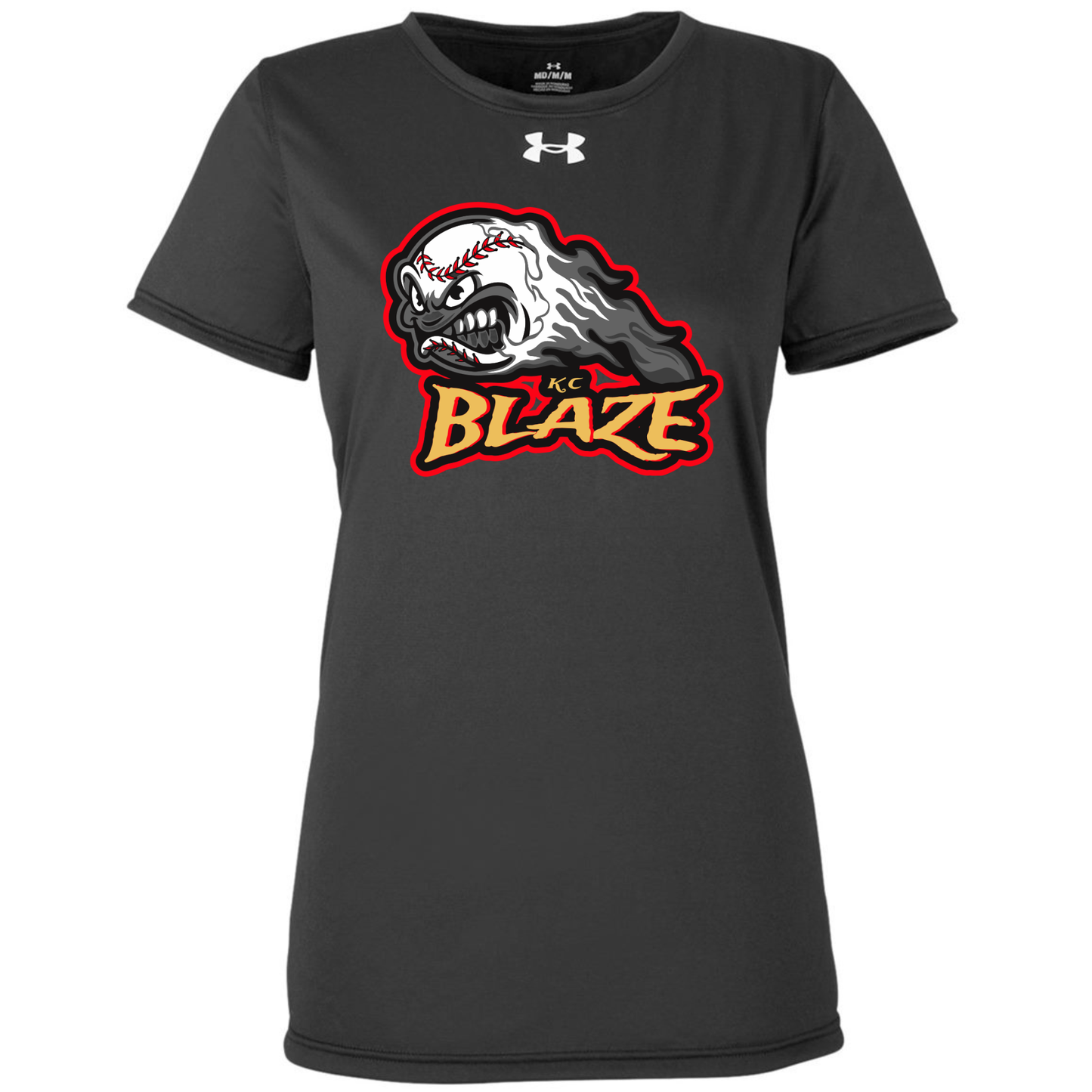 Women's Under Armour Dri-Fit Shirt - KC Blaze Baseball