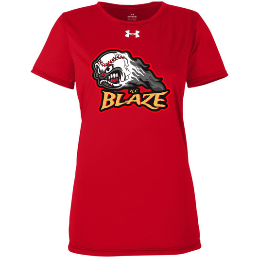 Women's Under Armour Dri-Fit Shirt - KC Blaze Baseball