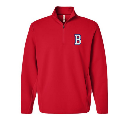 Unisex Embroidered Quarter Zip