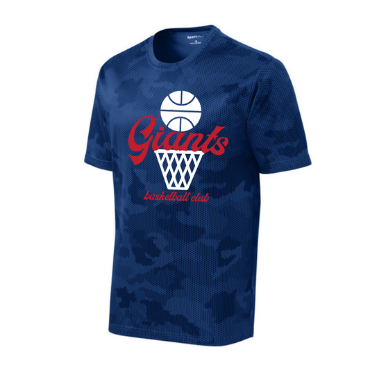 Youth/Adult Blue Camo Dri-Fit Tee