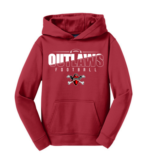 Youth/Adult Performance Fleece Hoodie - Slice Logo