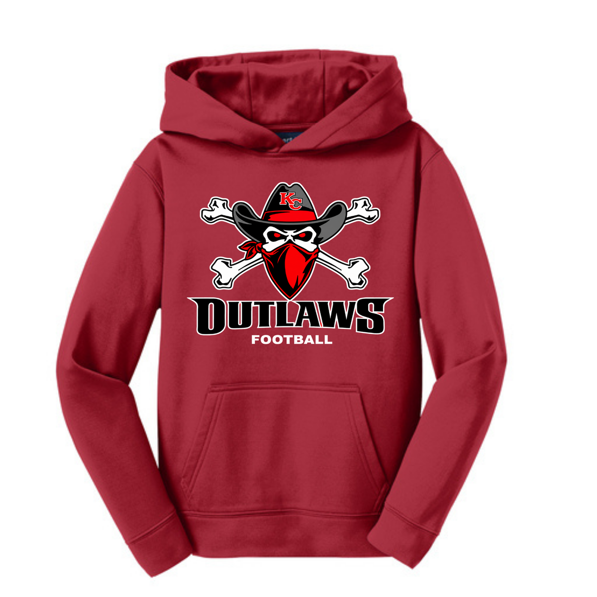 Youth/Adult Performance Fleece Hoodie - Logo