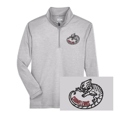 Quarter Zip - Light Grey