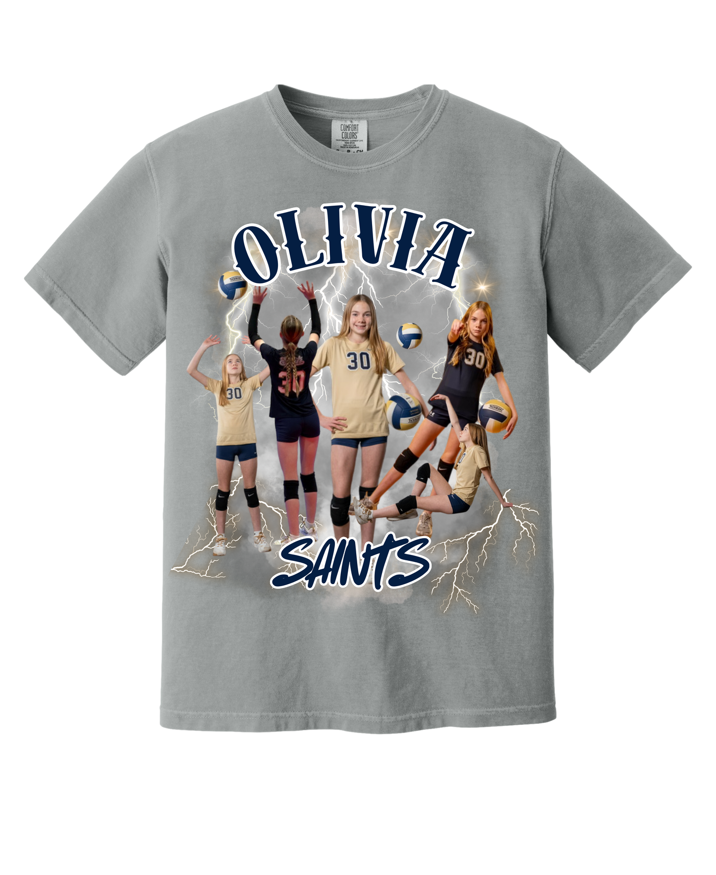 Saints Volleyball Rap Tee Shirts