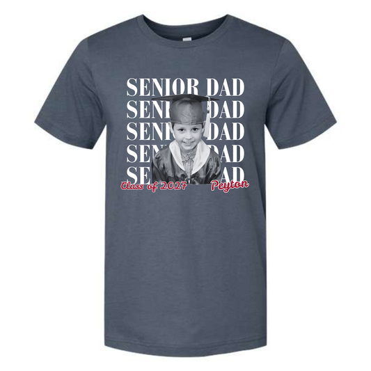 2027 Senior Dad Photo Tee