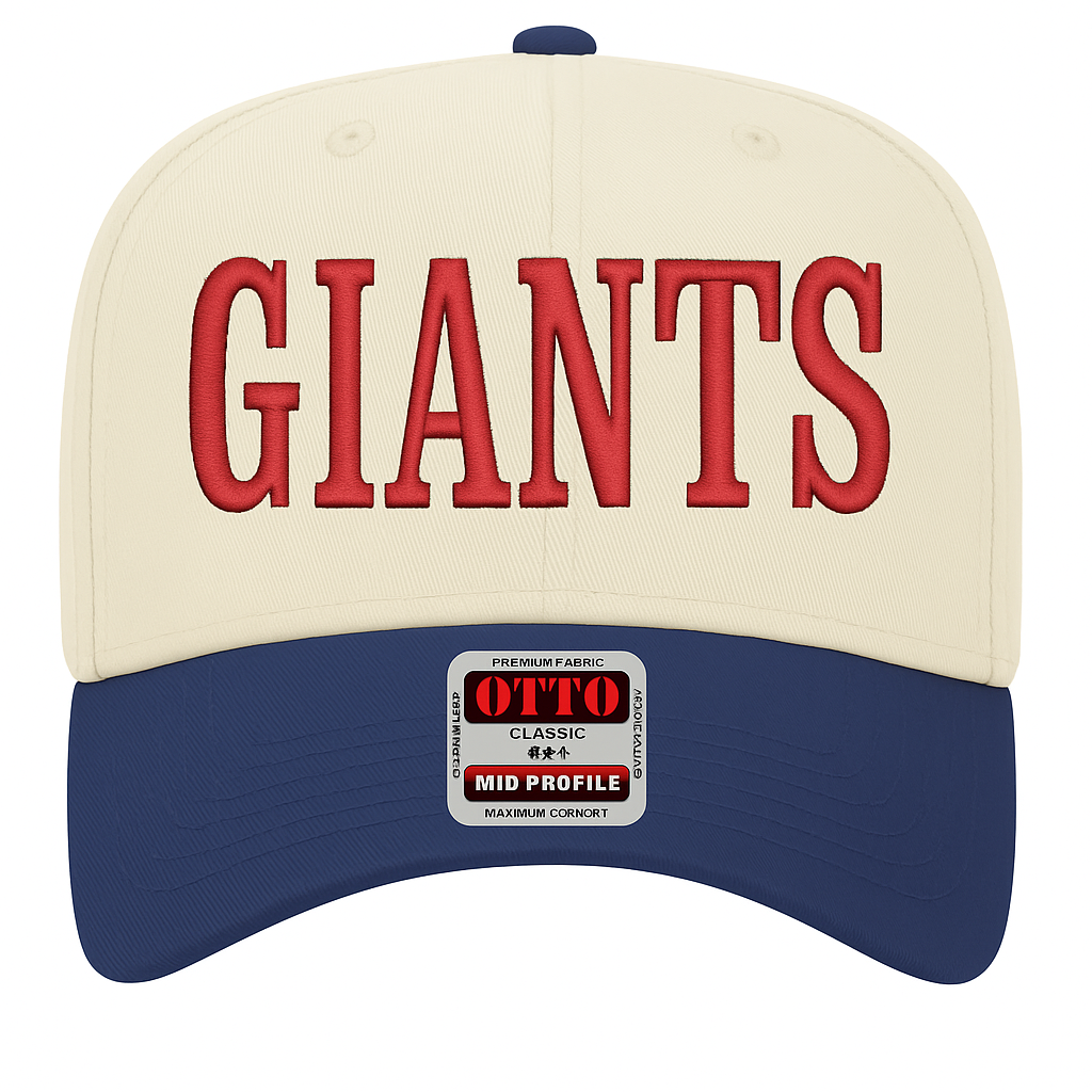 Two Tone Embroidered Hat