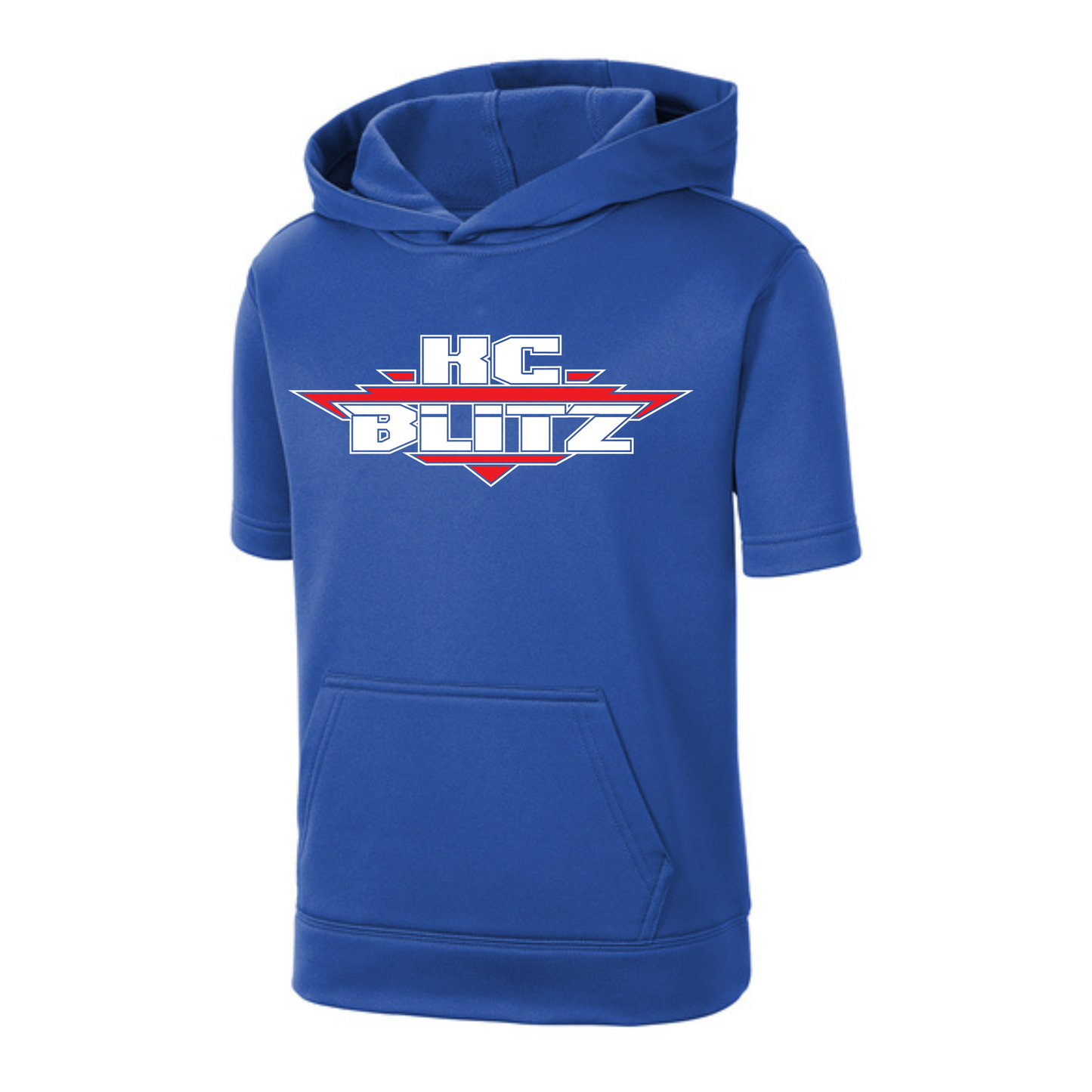 Youth/Adult Short Sleeve Hoodie - KC Blitz