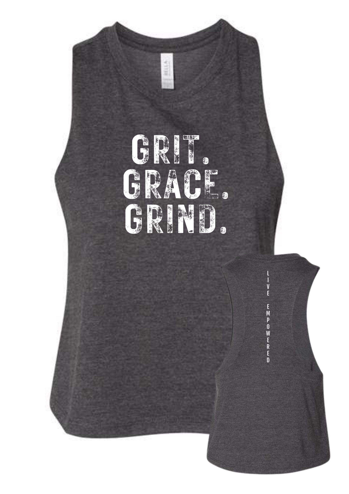 Grit Grace Grind Cropped Tank