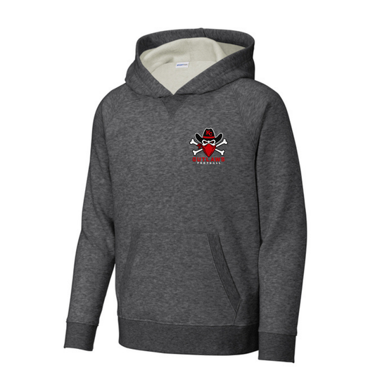 Heather Fleece Embroidered Hoodie