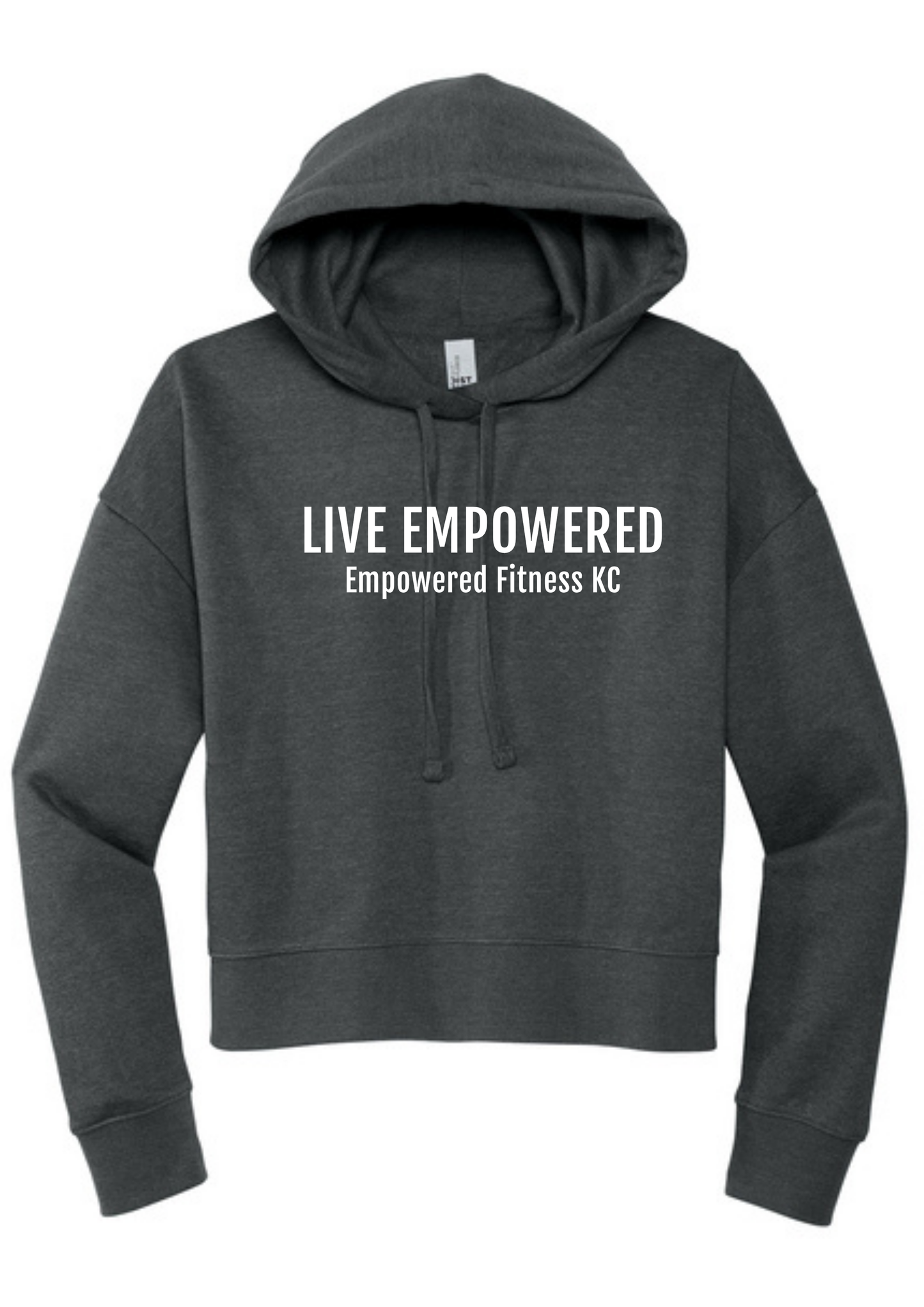 Empowered Fitness Cropped Hoodie