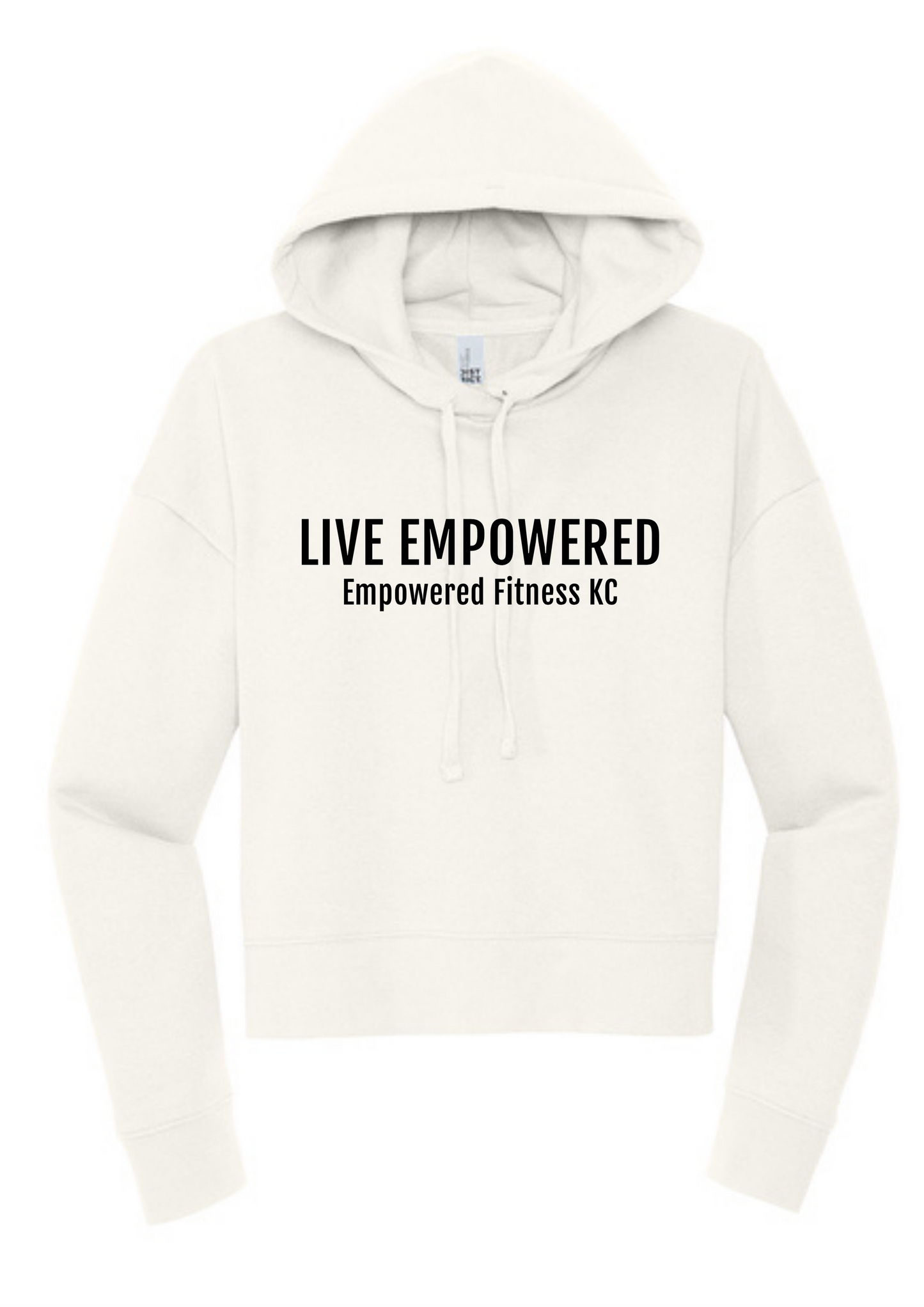 Empowered Fitness Cropped Hoodie