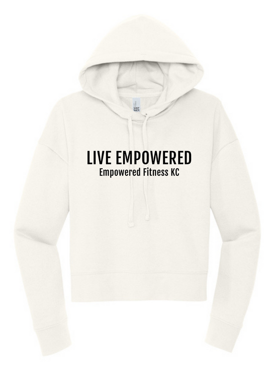 Empowered Fitness Cropped Hoodie