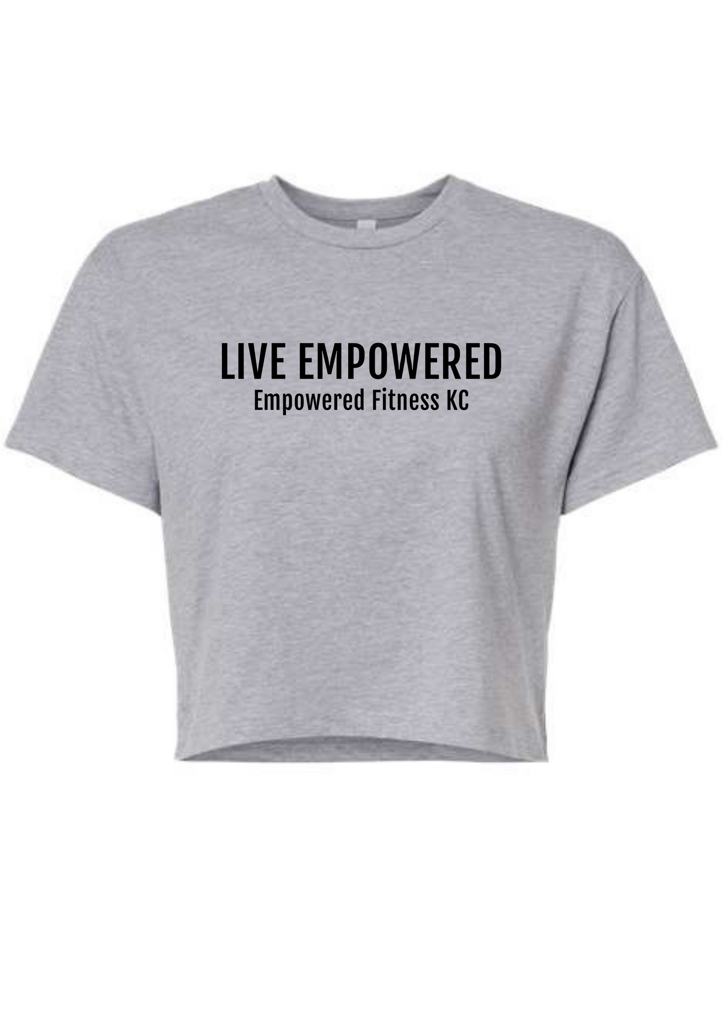 Empowered Fitness Crop Top