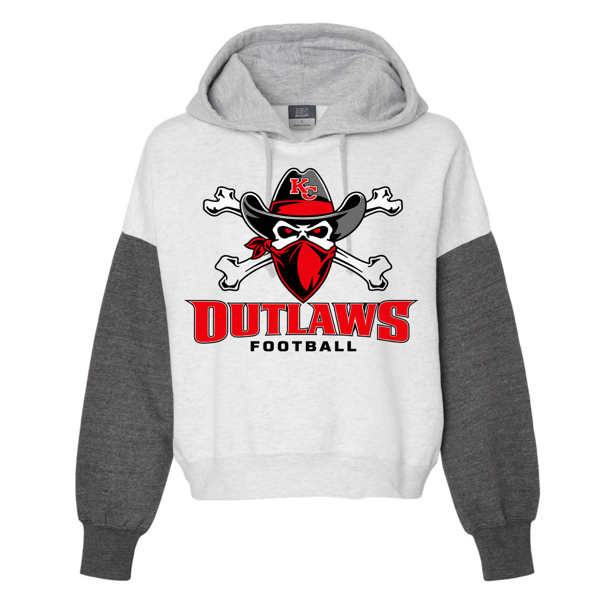 Cropped Block Hoodie - Outlaws