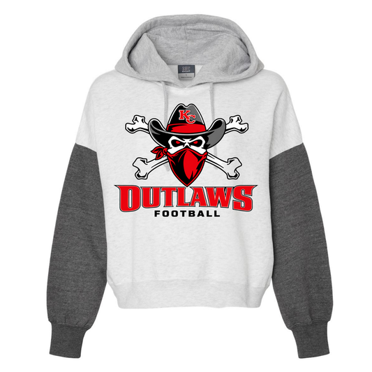 Cropped Block Hoodie - Outlaws