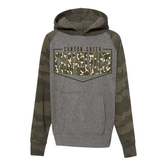 Canyon Creek - Camo Wording Hoodie