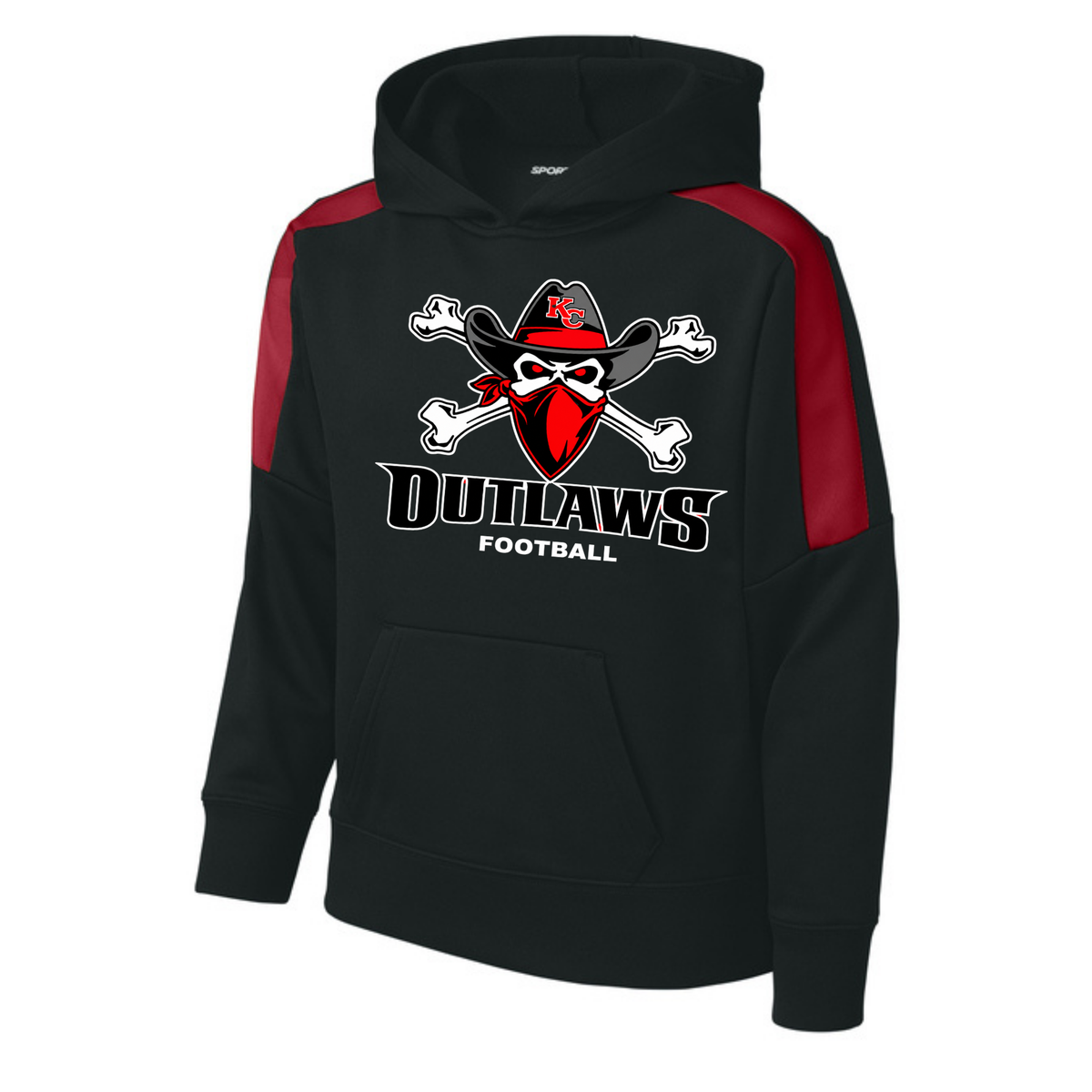 Youth/Adult Colorblock Hoodie