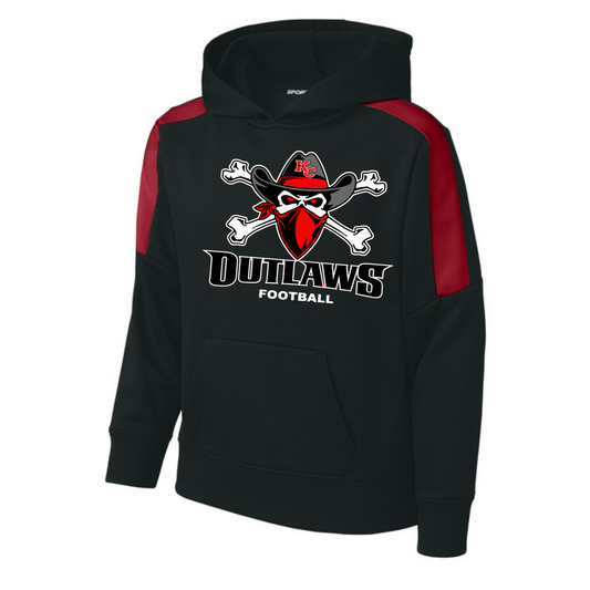 Youth/Adult Colorblock Hoodie