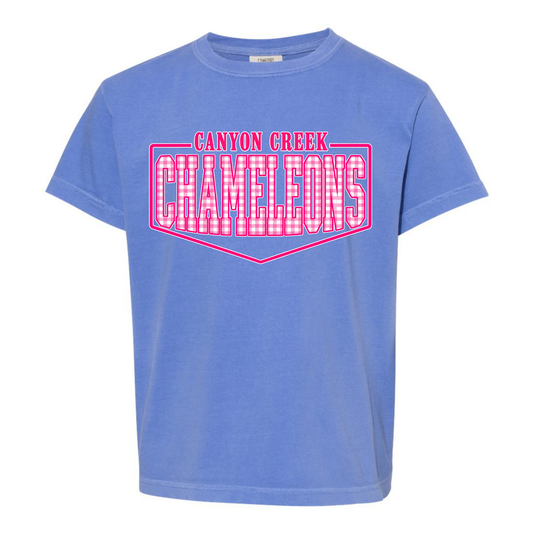 Canyon Creek T-Shirt - Pink Gingham