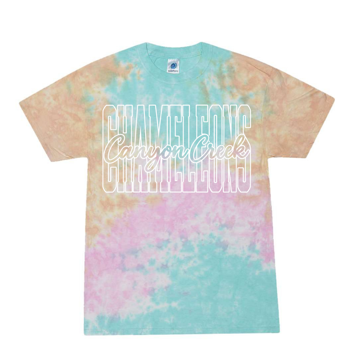 Canyon Creek T-Shirt - Tie-dye sherbet