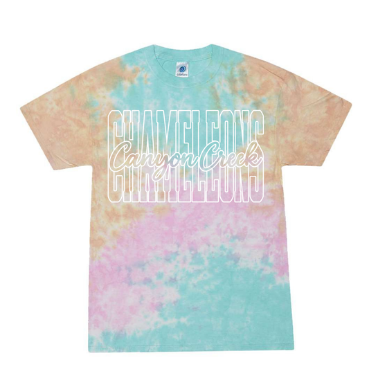 Canyon Creek T-Shirt - Tie-dye sherbet