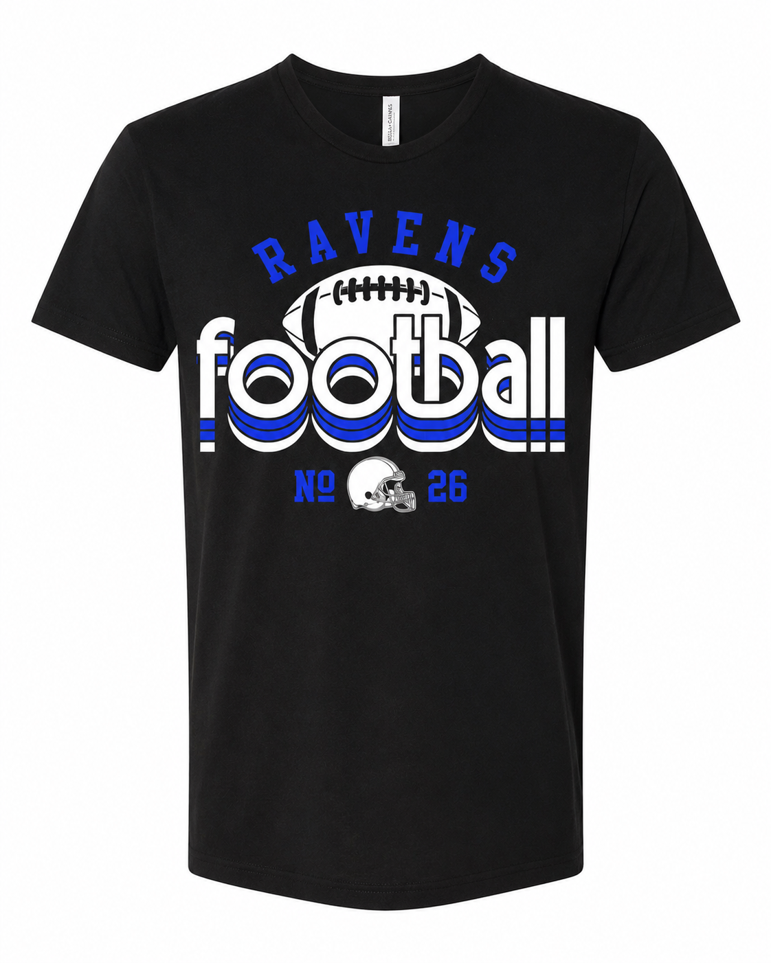 Bella Canvas Ravens Tee - toddler/youth/adult