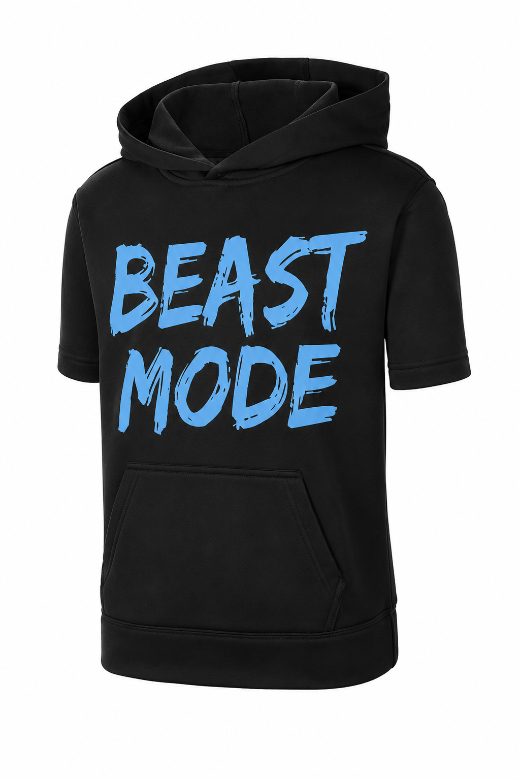 Youth/Adult Short Sleeve Hoodie - Beast Mode