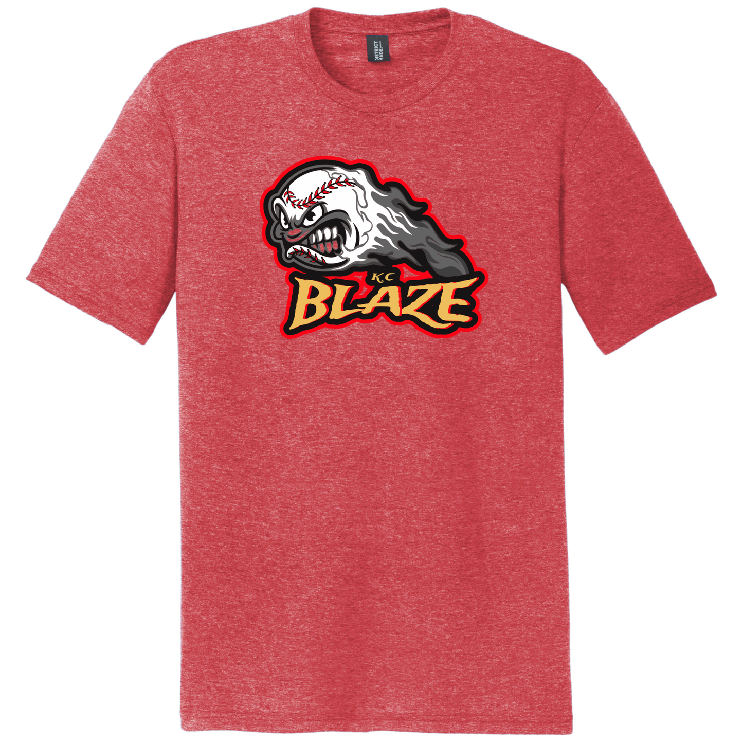 Soft Tri-Blend Tee KC Blaze Baseball Logo