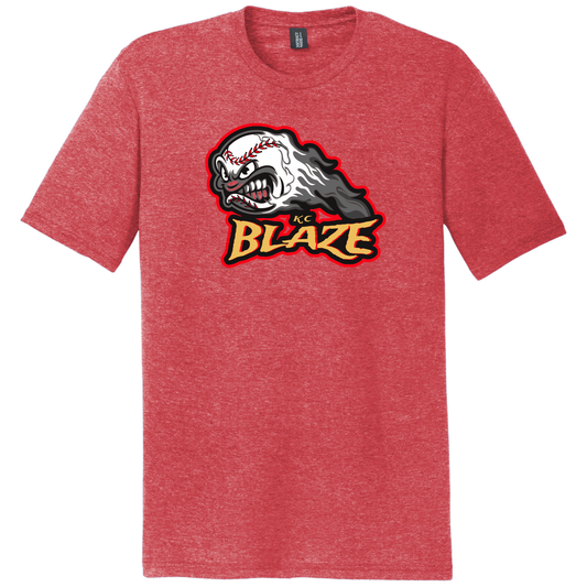 Soft Tri-Blend Tee KC Blaze Baseball Logo