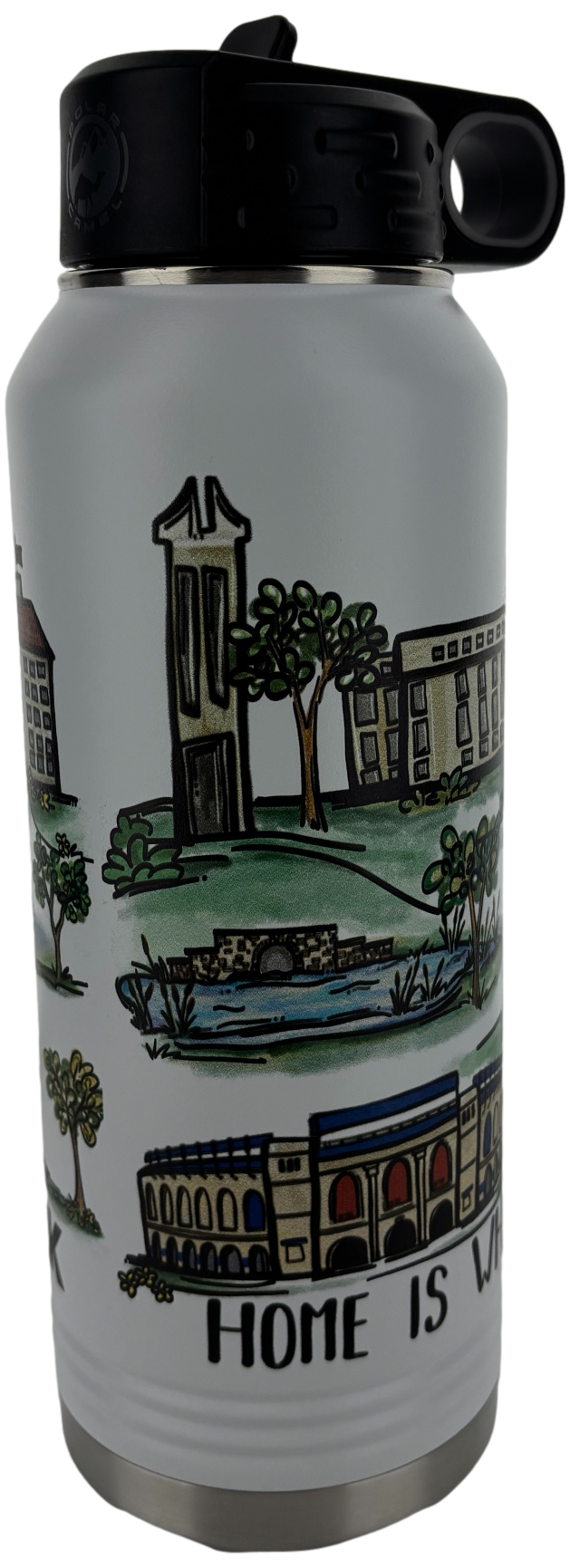 University of Kansas Themed Water Bottle