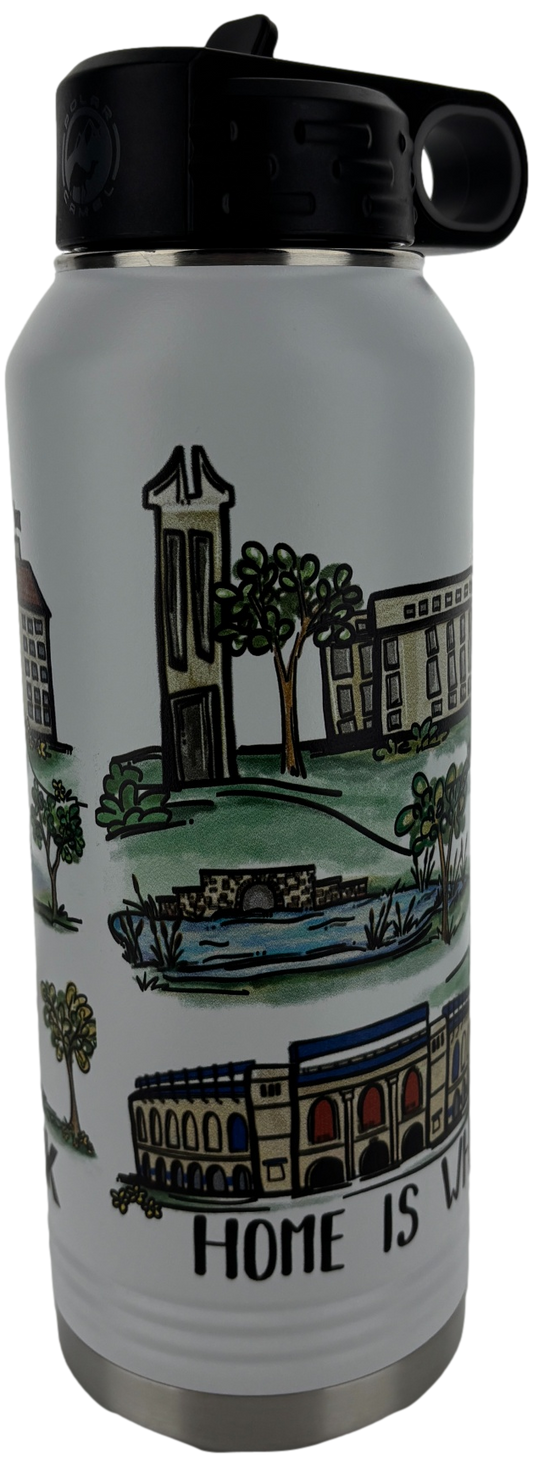 University of Kansas Themed Water Bottle