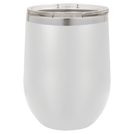12 oz Wine Tumbler with Lid