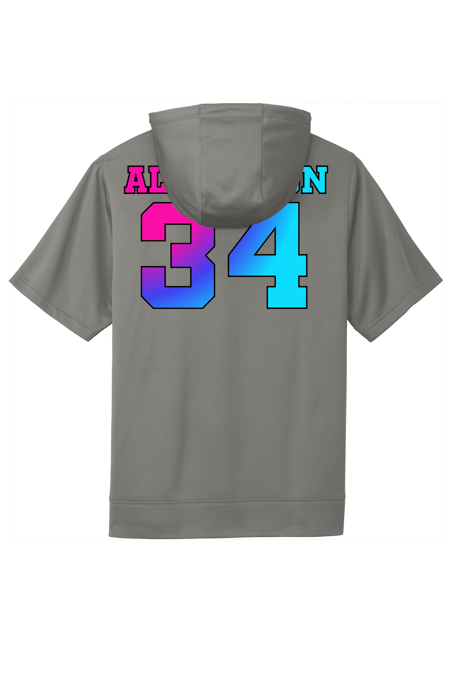 Adult and Youth Short Sleeve Hoodie - KC Blaze Neon Logo