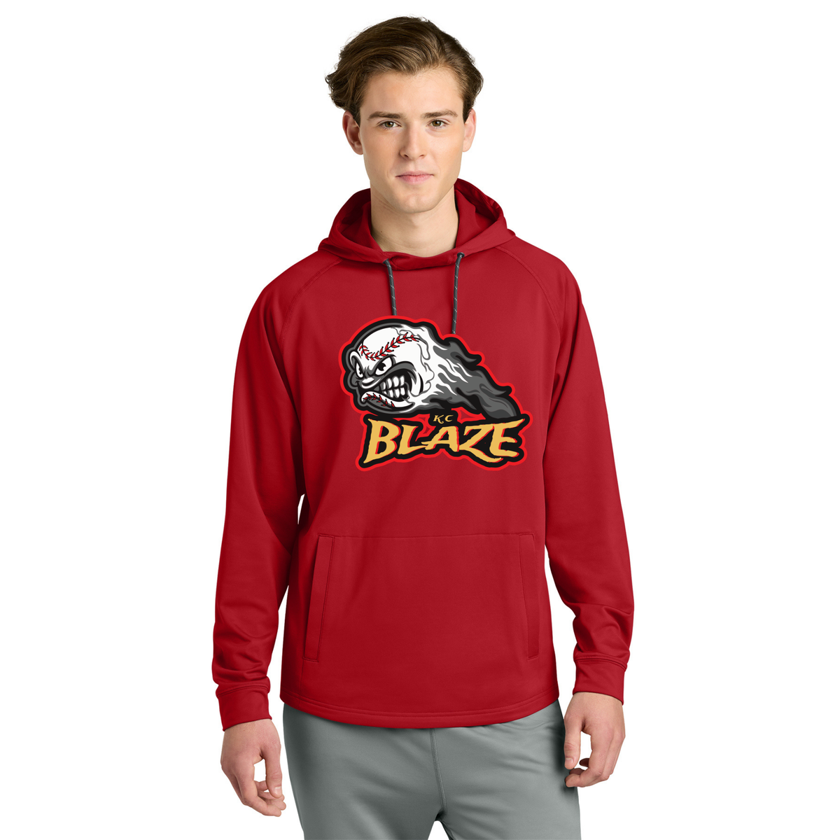 Richardson Charge Fleece Hoodie - KC Blaze