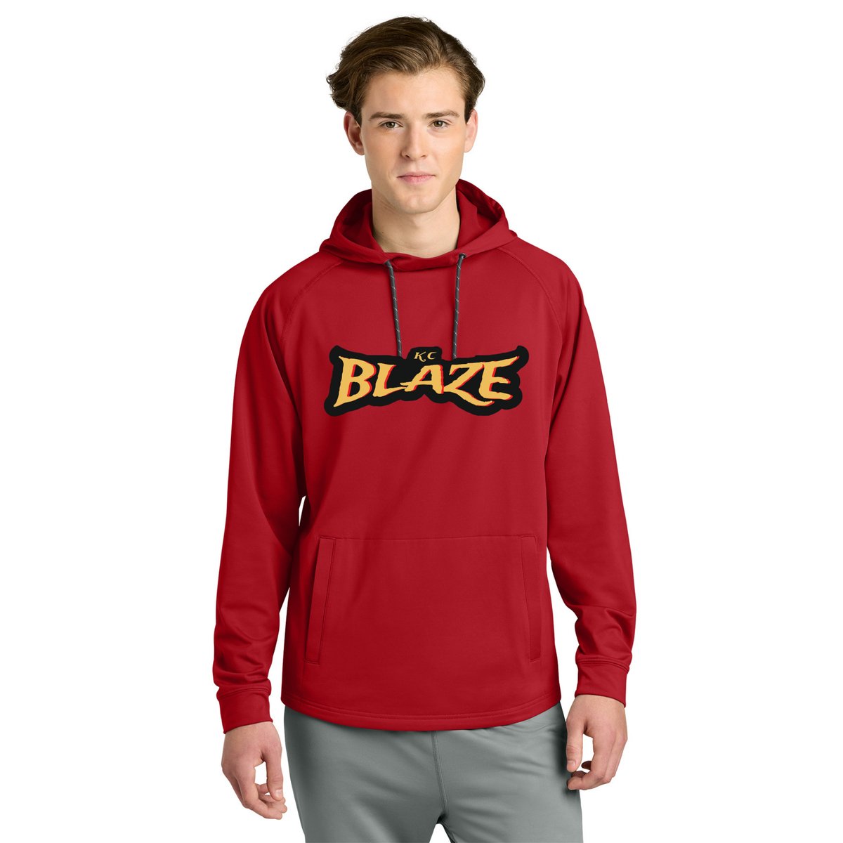 Richardson Charge Fleece Hoodie - KC Blaze