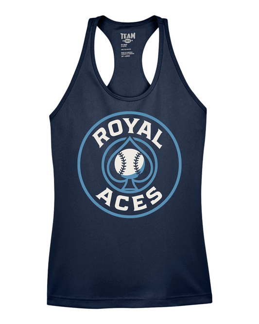 Women's Racerback Tank - Royal Aces